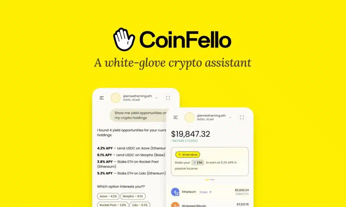 CoinFello: The First Self-Sovereign AI Agent for Using and Automating Any Smart Contract CoinFello: The First Self-Sovereign AI Agent for Using and Automating Any Smart Contract
