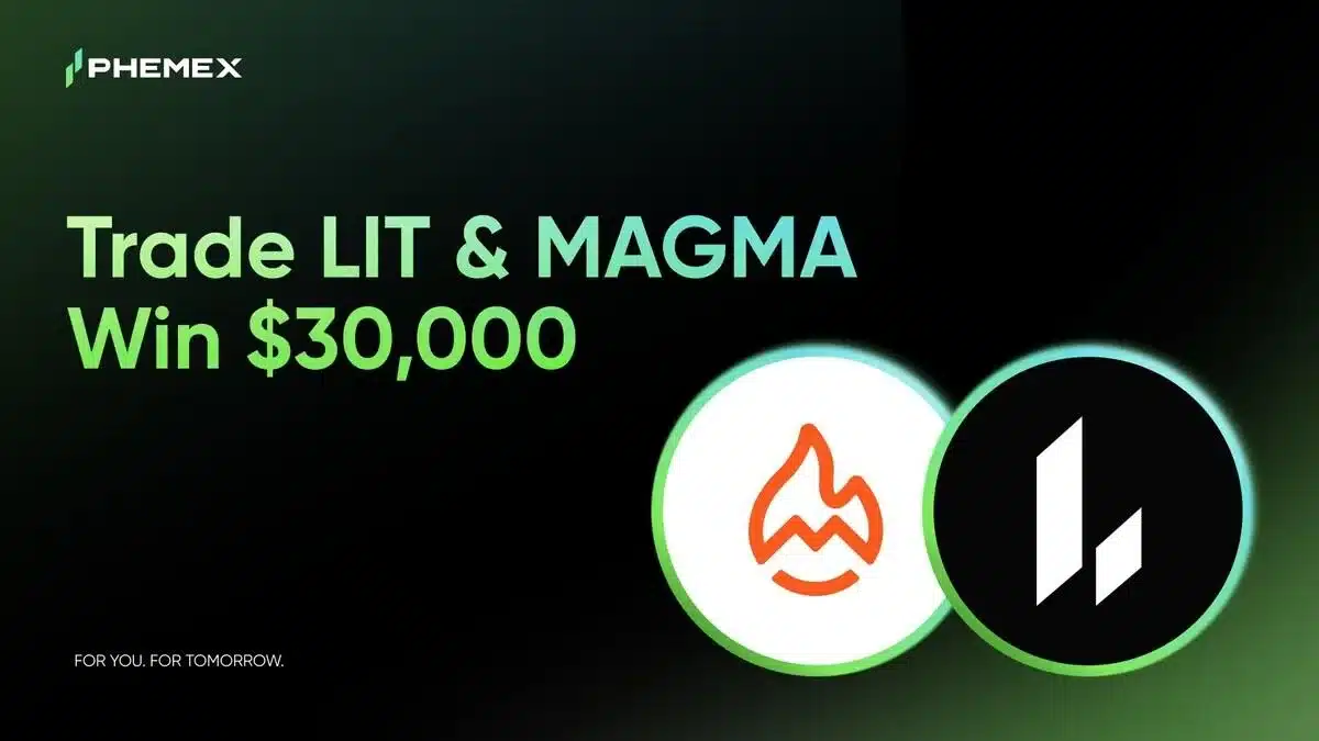 Phemex Launches 30,000 USDT Incentive Program for LIT and MAGMA Trading Pairs
