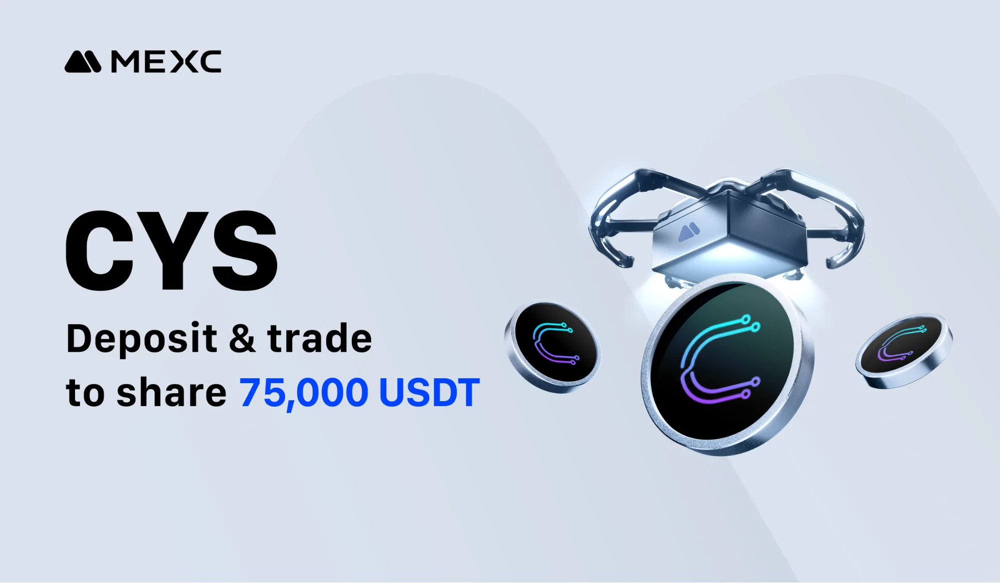 MEXC Lists Cysic (CYS) with Zero-Fee Trading and 75,000 USDT Airdrop+ Rewards MEXC Lists Cysic (CYS) with Zero-Fee Trading and 75,000 USDT Airdrop+ Rewards