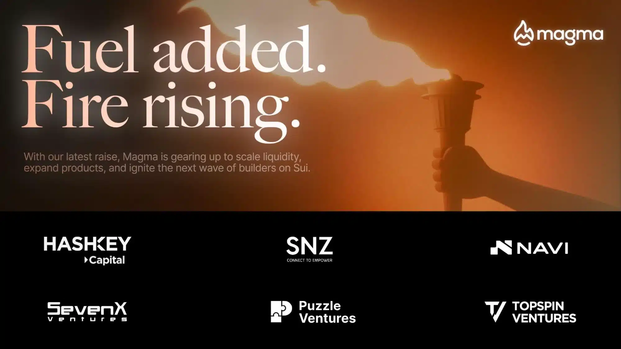 Magma Finance secures strategic funding to build the most adaptive liquidity engine on Sui 1 magma finance