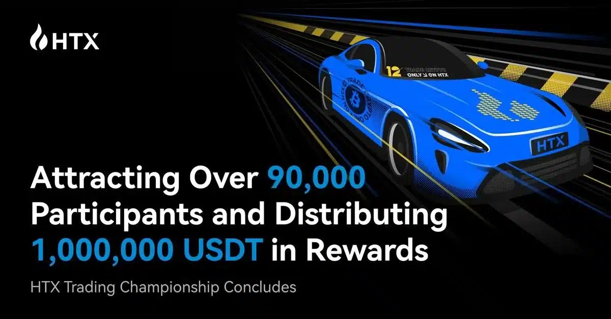 HTX Trading Championship Concludes, Attracting Over 90,000 Participants and Distributing 1,000,000 USDT in Rewards
