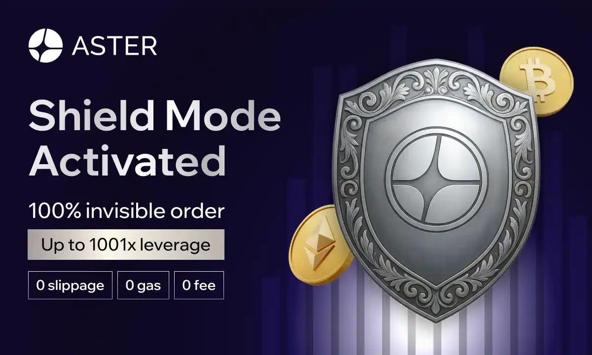 Aster Launches Shield Mode, a Protected High-Performance Trading Mode for On-Chain Traders