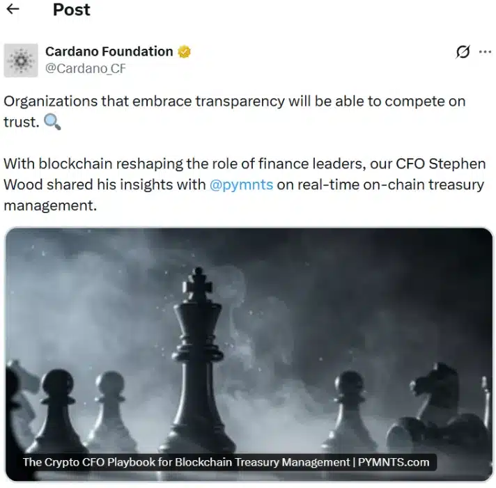 Cardano Finds Its Footing, ZKP’s $100M Privacy Network Sees Massive Capital Inflows! Which Crypto Should You Buy Now? 1 Screenshot ADA