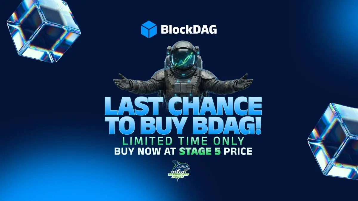 Last chance to buy BDAG Limited time only
