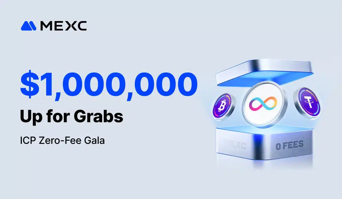 MEXC Launches ICP Zero-Fee Gala with $1 Million Reward Pool MEXC Launches ICP Zero-Fee Gala with $1 Million Reward Pool