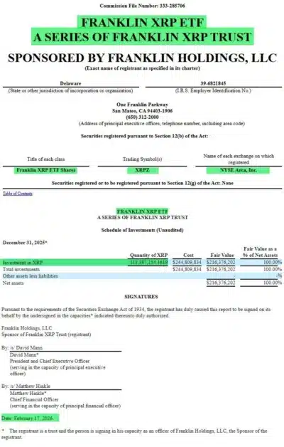 18.3 Million XRP in 3 Months - Franklin Templeton's Report Sparks Attention 1 XRP