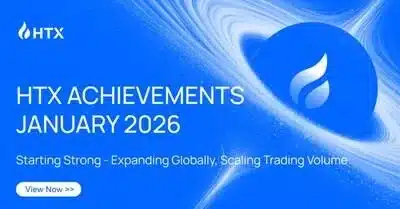 HTX Releases January 2026 Performance Report: 20+ New Fiat On/Off-Ramps, 25.6% Volume Growth, and 58 Million Users 1 image 838145 9290510 1770954306c4s1KafKZq