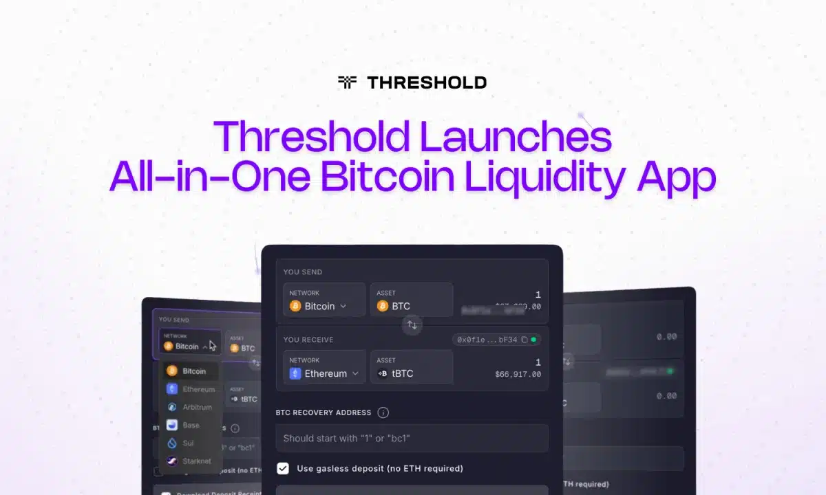 Threshold Launches All-in-One Bitcoin Liquidity App Threshold Launches All-in-One Bitcoin Liquidity App