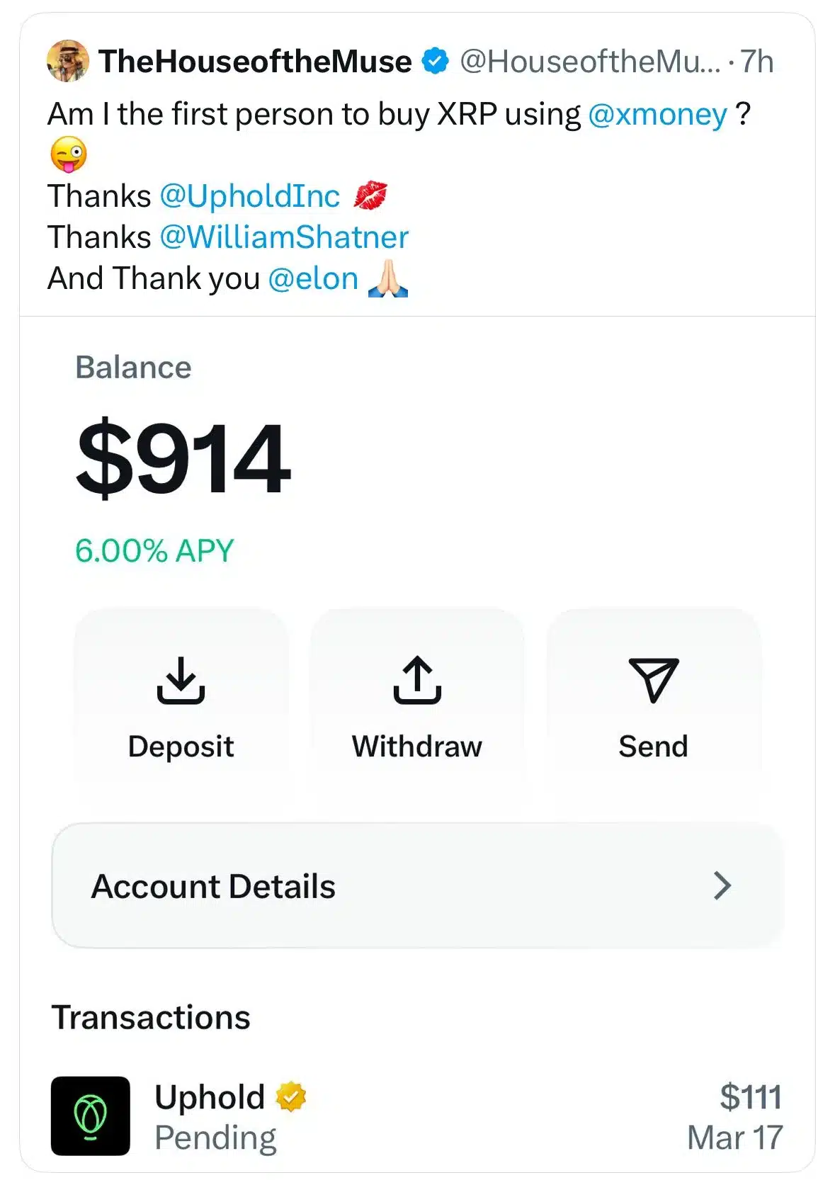 xrp purchase x money