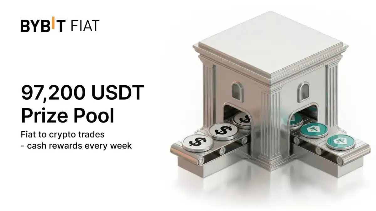 Bybit Launches Fiat-to-Crypto Frenzy: 97,200 USDT Prize Pool Rewards for New Users Weekly