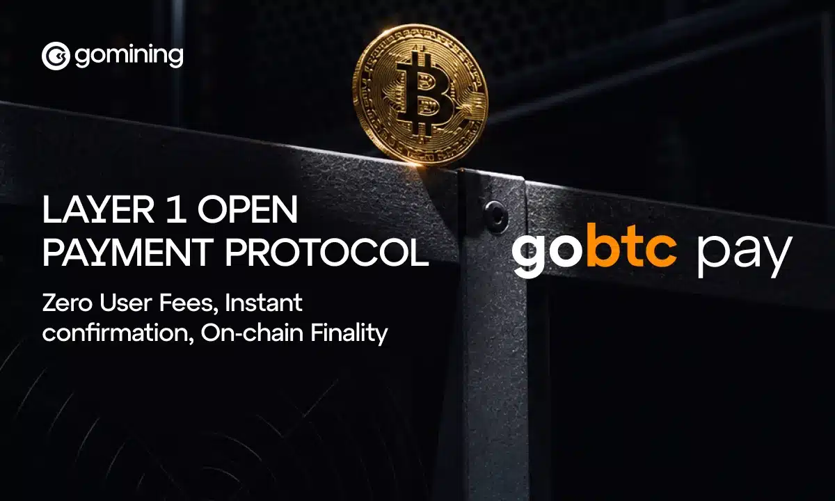 GoMining Launches GoBTC Pay to Bring Native Instant Payments to Bitcoin