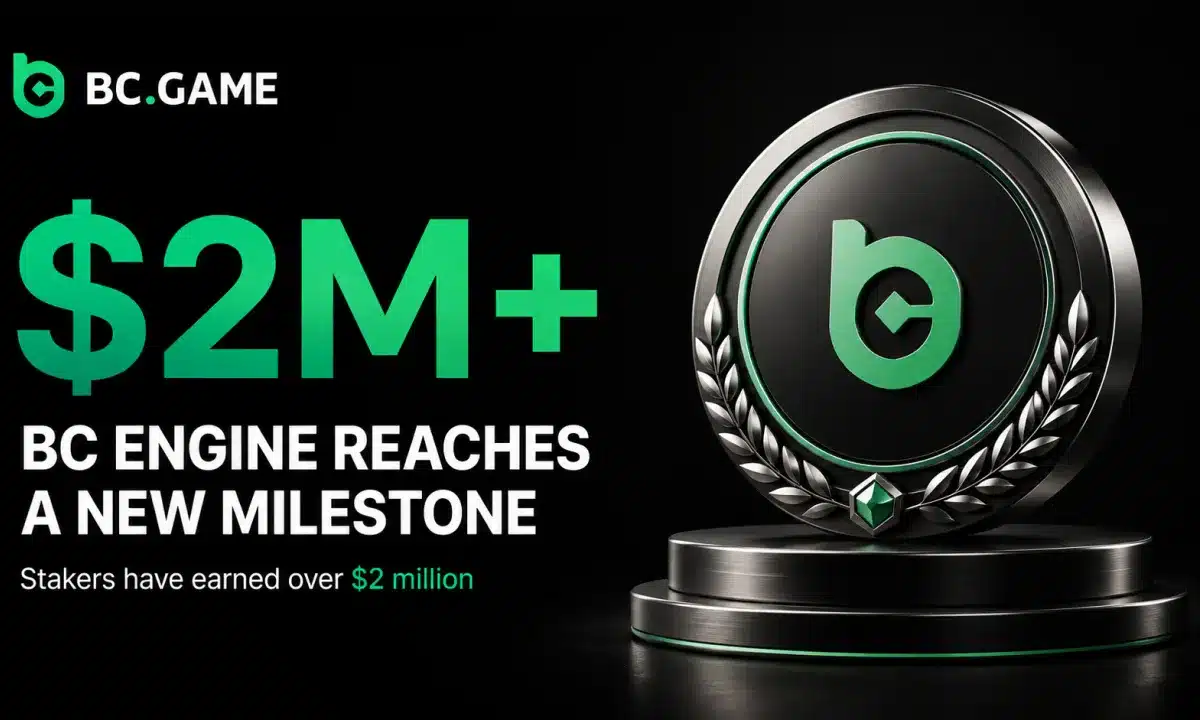 BC.GAME: BC Engine Stakers Have Earned Over $2M in Rewards