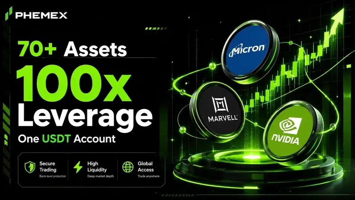 Phemex Expands TradFi Offering Beyond 70 Assets, Bringing Global Equities to 24/7 Crypto Markets