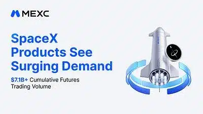 MEXC SpaceX Products See Surging Demand as Cumulative Futures Trading Volume Surpasses $7.1 Billion