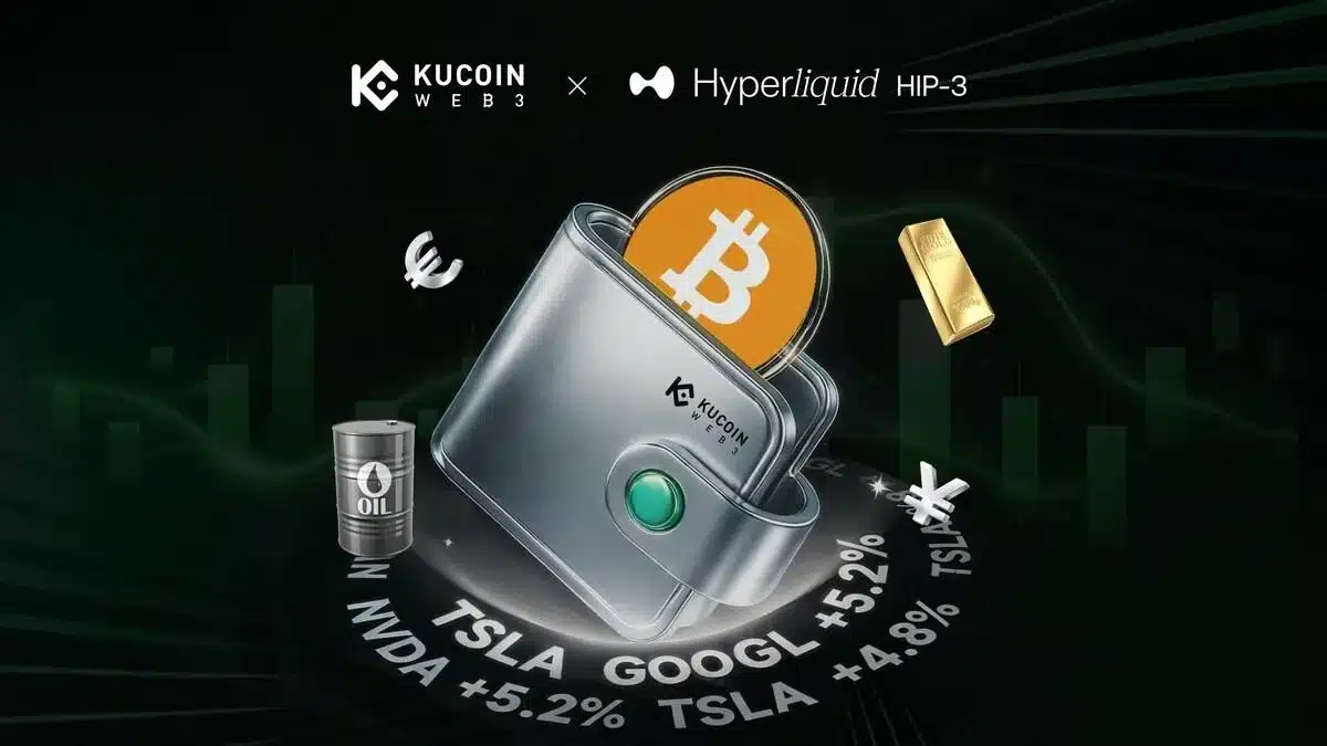 KuCoin Web3 Wallet Expands Into Crypto + TradFi Perpetuals With HIP-3 Upgrade