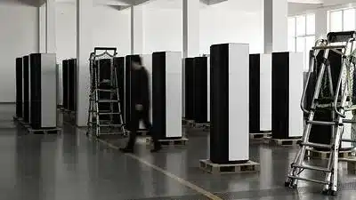 Superheat H1C units await final assembly and quality inspection before shipment at the company's manufacturing facility.