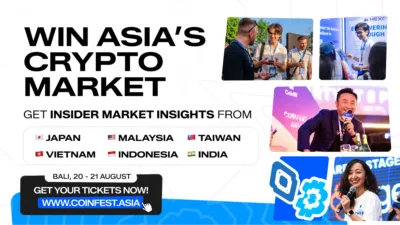 Coinfest Asia 2026 Connects Institutions, Builders, and Traders to The World’s Crypto Festival
