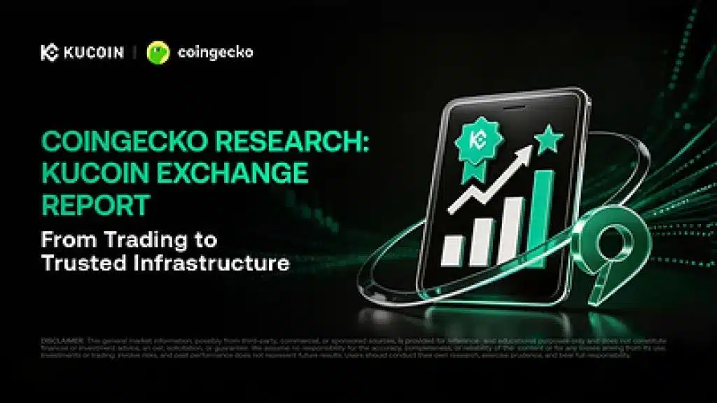 CoinGecko Research: KuCoin’s Nine-Year Evolution Reflects Crypto’s Shift from Trading to Trusted Infrastructure CoinGecko Research: KuCoin’s Nine-Year Evolution Reflects Crypto’s Shift from Trading to Trusted Infrastructure