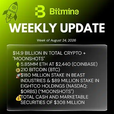 Bitmine Weekly Update