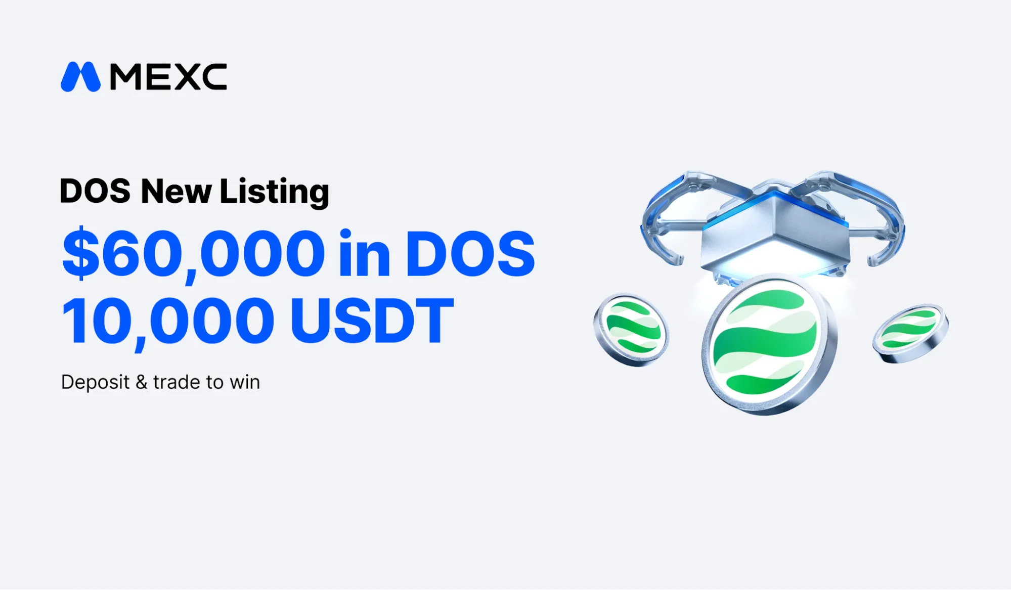 MEXC Lists DAPPOS (DOS) With $60,000 Worth of DOS and 10,000 USDT in Airdrop+ Rewards