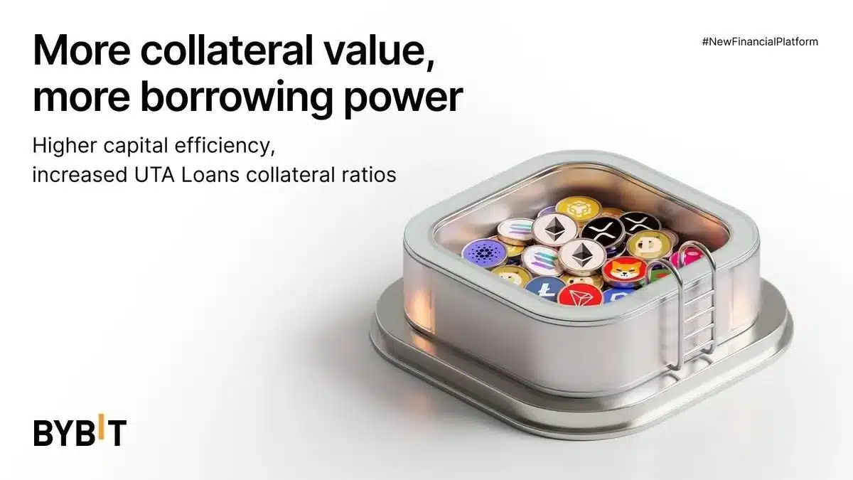 Bybit Increases Collateral Ratios Across UTA Loans, Expanding Borrowing Capacity for Traders Bybit Increases Collateral Ratios Across UTA Loans, Expanding Borrowing Capacity for Traders