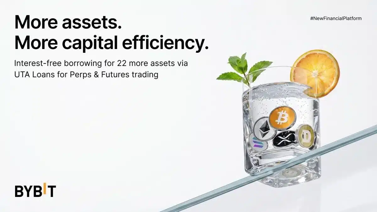 Bybit Expands UTA Loan Interest-Free Borrowing to 24 Assets, Empowering More Capital-Efficient Trading