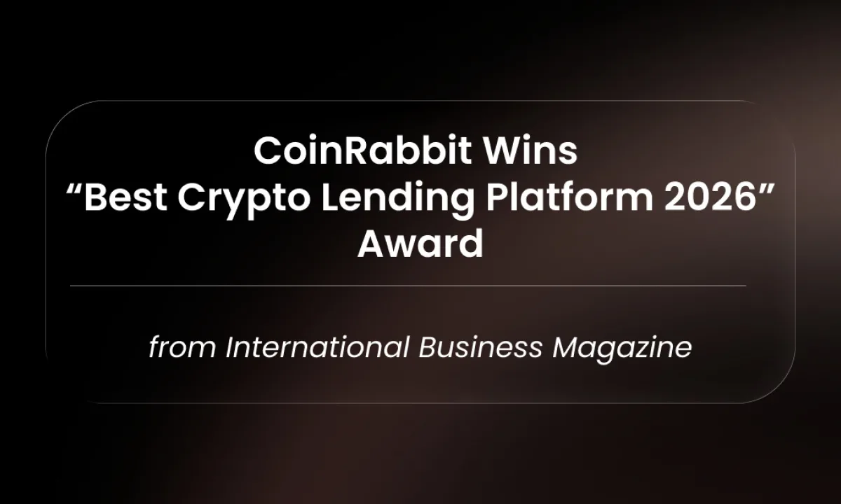 CoinRabbit Wins “Best Crypto Lending Platform 2026” Award from International Business Magazine
