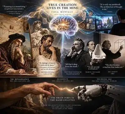 True creation lives in the Mind - COSA MENTALE