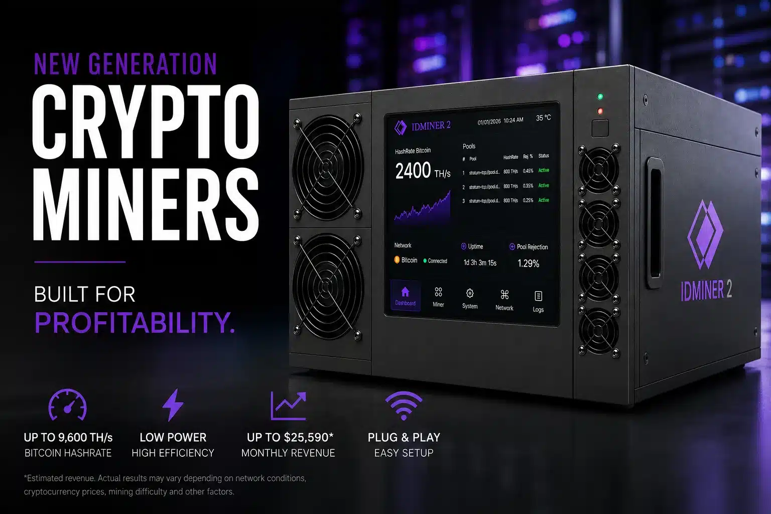 New Generation of Crypto Miners Released by ASICID